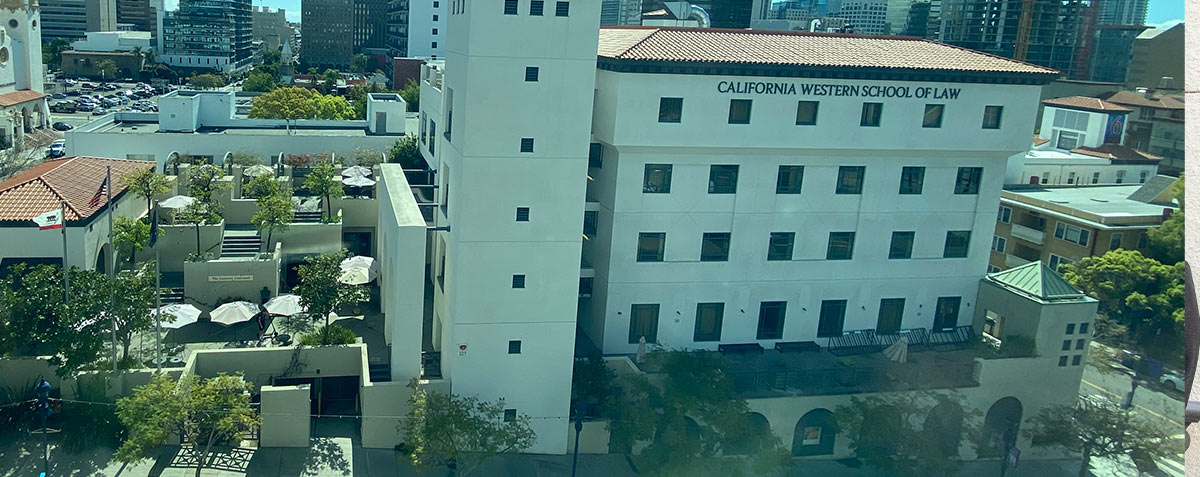 California Western School of Law sign