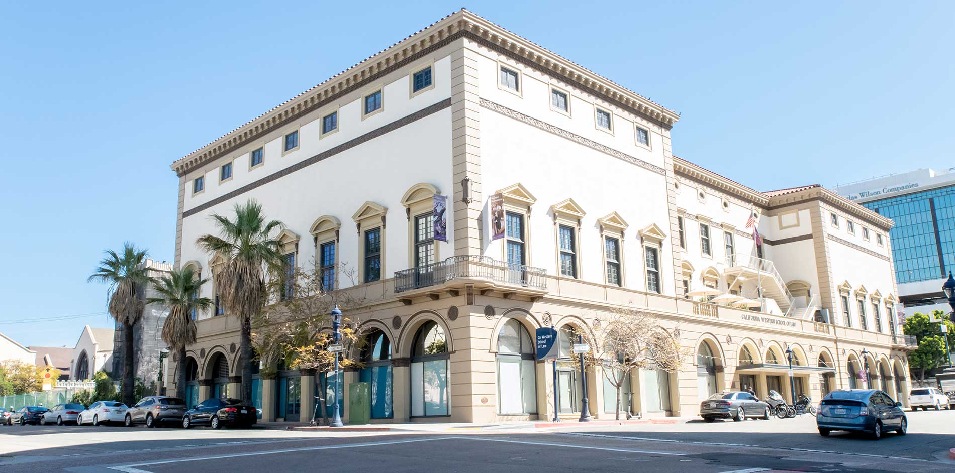 Exterior of California Western School of law classroom building