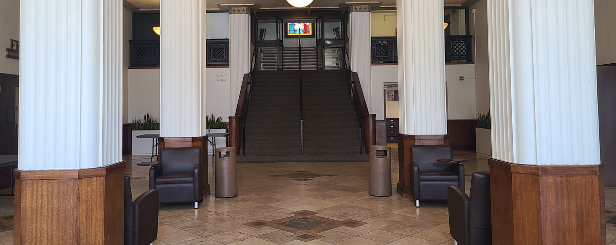 exterior of California Western courtyard