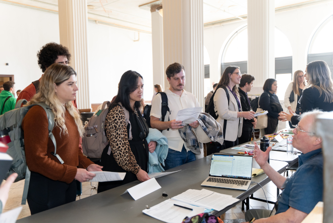 Students meet with the Court of Appeals and Family Law Facilitator's Offices