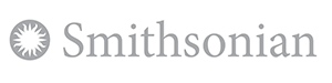 The Smithsonian logo in grey.