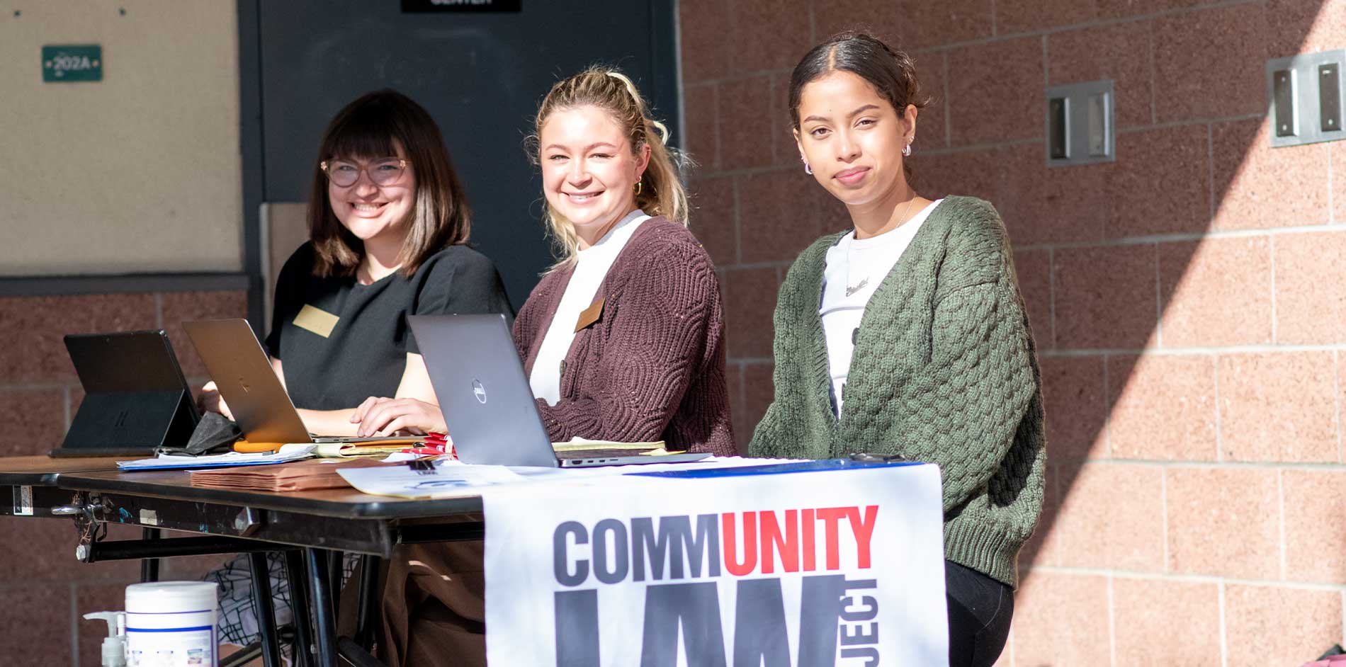 Community Law Project interns at neighborhood clinic 