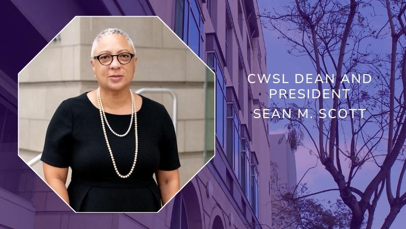 CWSL President and Dean Sean M. Scott