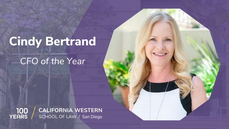 Cindy Bertrand, California Western School of Law's Chief Financial Officer