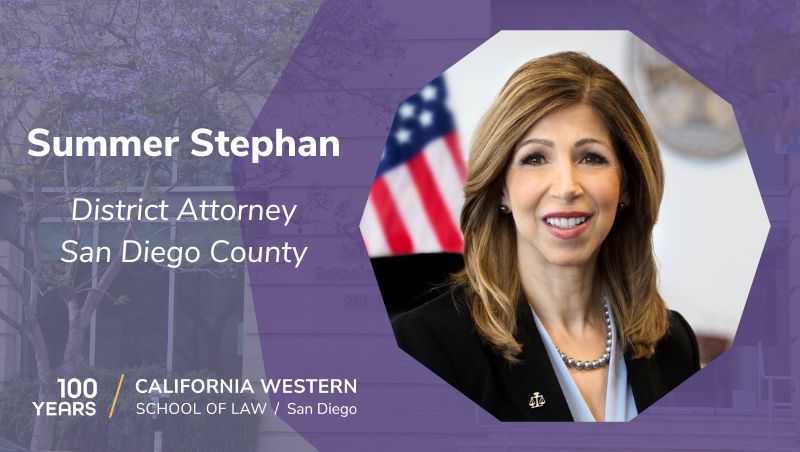 Summer Stephen, San Diego County District Attorney