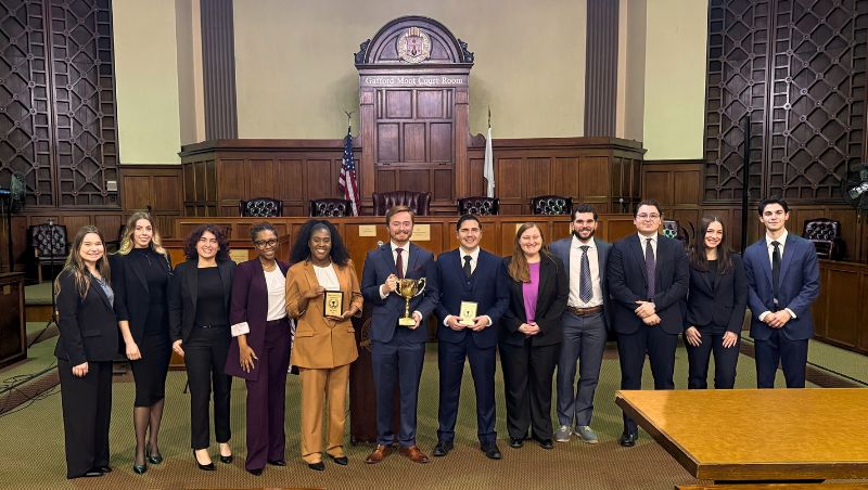 The twelve finalists of the Conte Cup 1L Opening Statement Competition