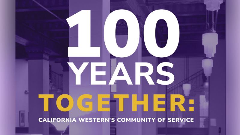 100 Years Together: California Western's Community of Service