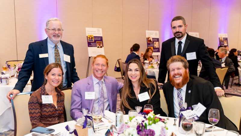 CWSL faculty and students enjoy the evening