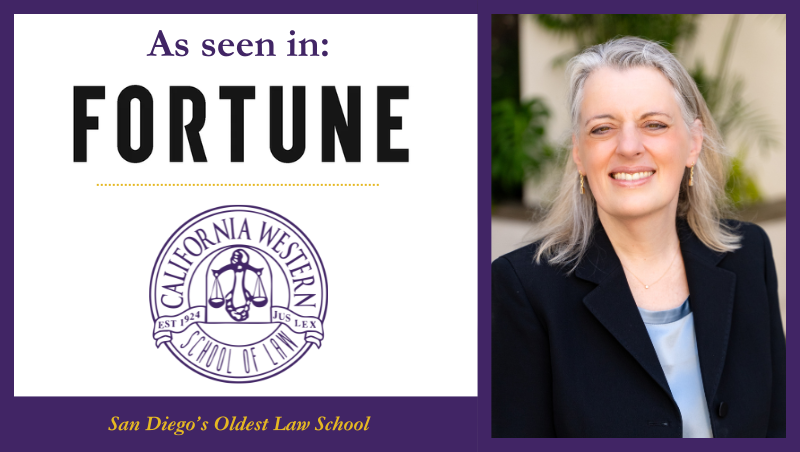 Dean and President Miriam H. Baer quoted in Fortune