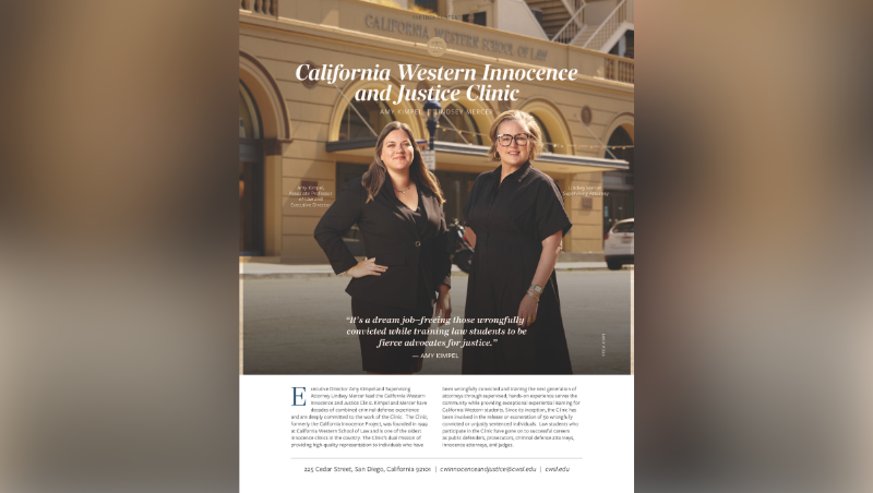 Amy Kimpel and Lindsey Mercer in San Diego Magazine