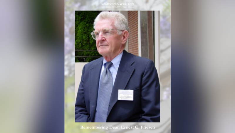 Dean Ernest C. Friesen