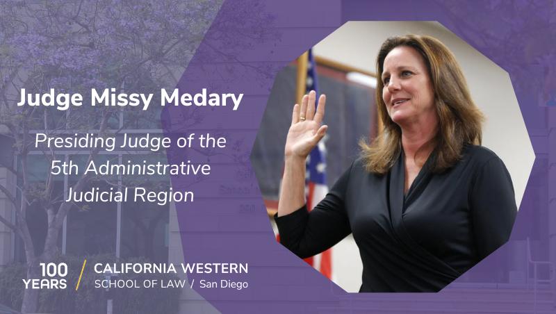 CWSL alumna, Judge Missy Medary '89